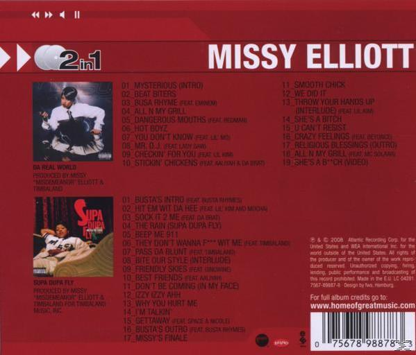 Missy Elliott - Da Real World/Supa Dupa Fly (2in1)  - (CD)