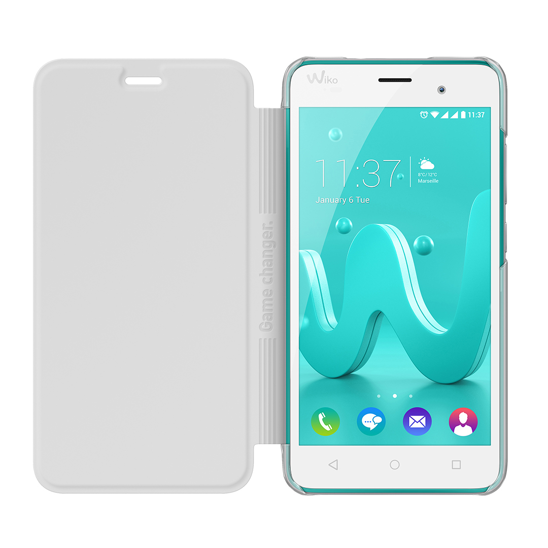 WIKO Jerry, Bookcover, Wiko, Jerry, Weiss