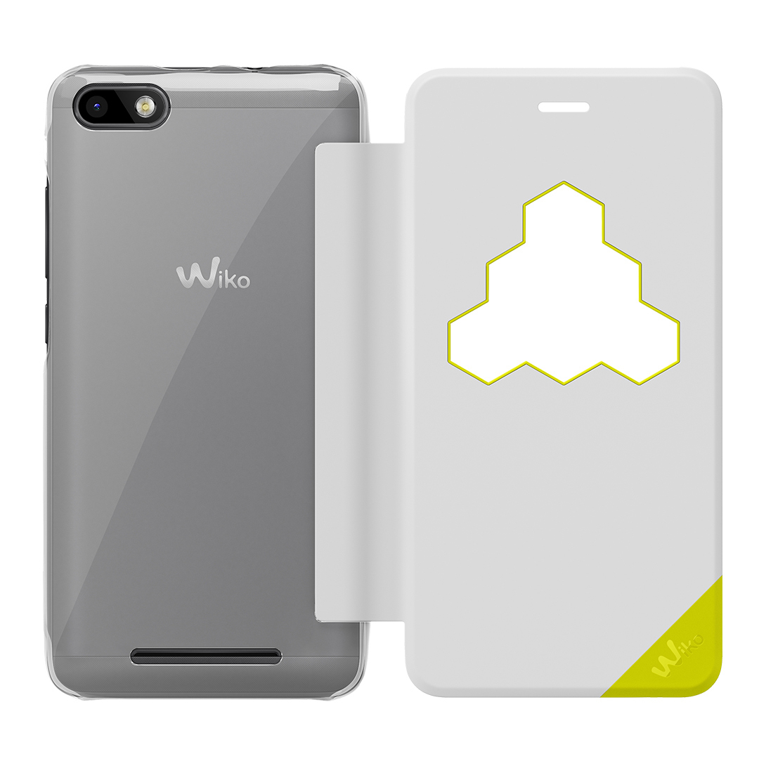 WIKO WiCube, Bookcover, Weiß Wiko, Lenny3