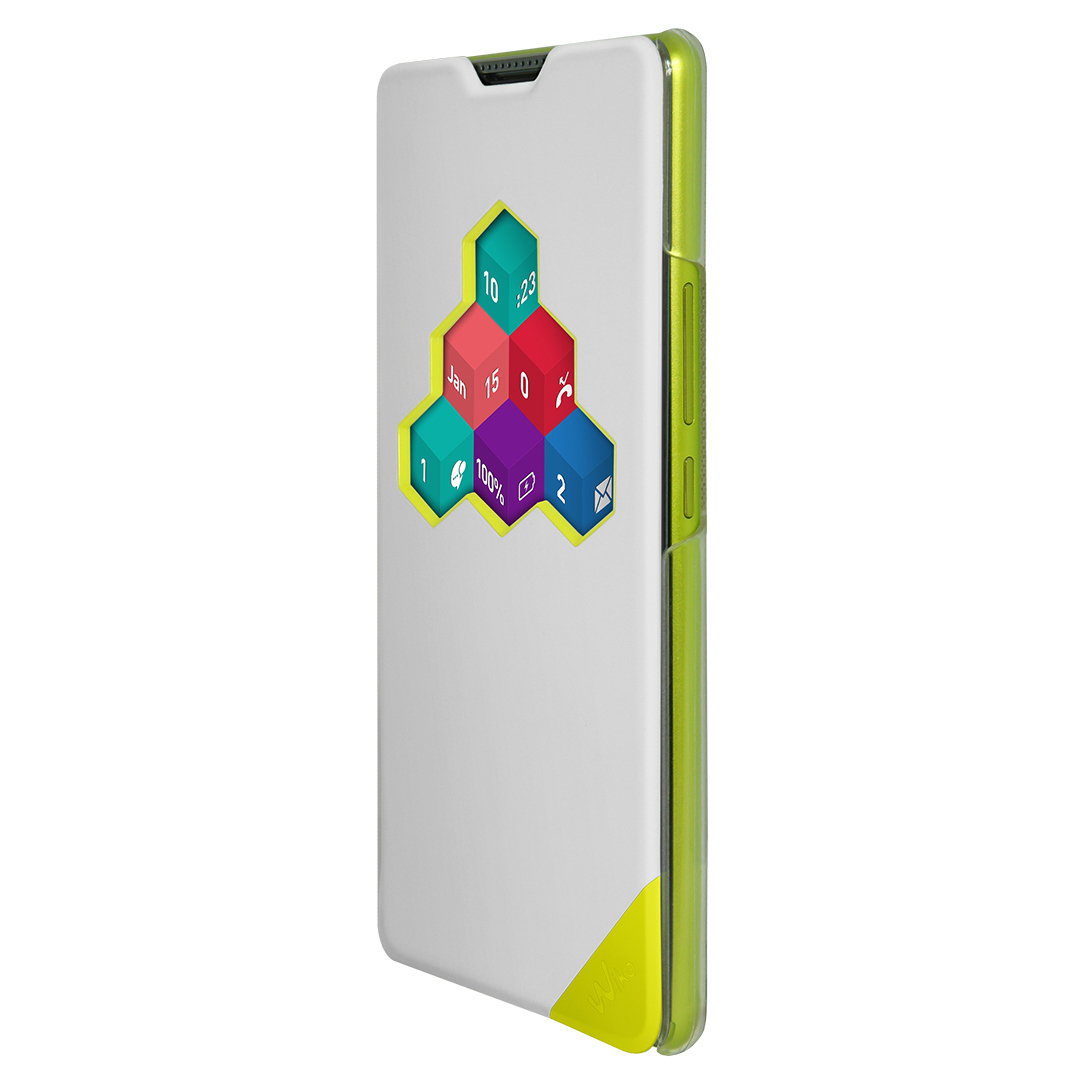 WIKO WiCube, Bookcover, Wiko, Robby, Weiß