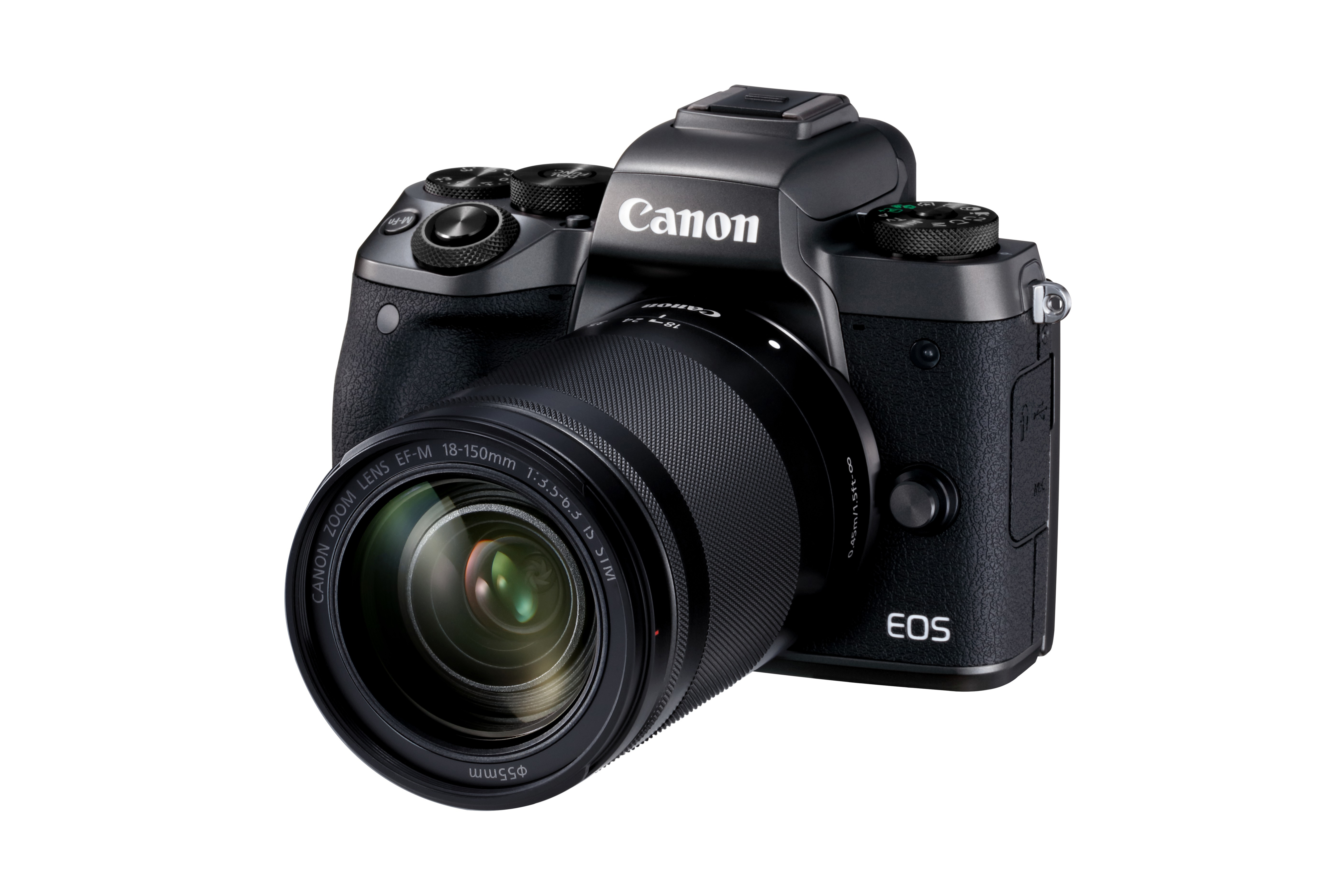 CANON EOS M5 Kit EF-M STM Systemkamera mit Objektiv 18-150 mm, 8 cm Display Touchscreen, WLAN