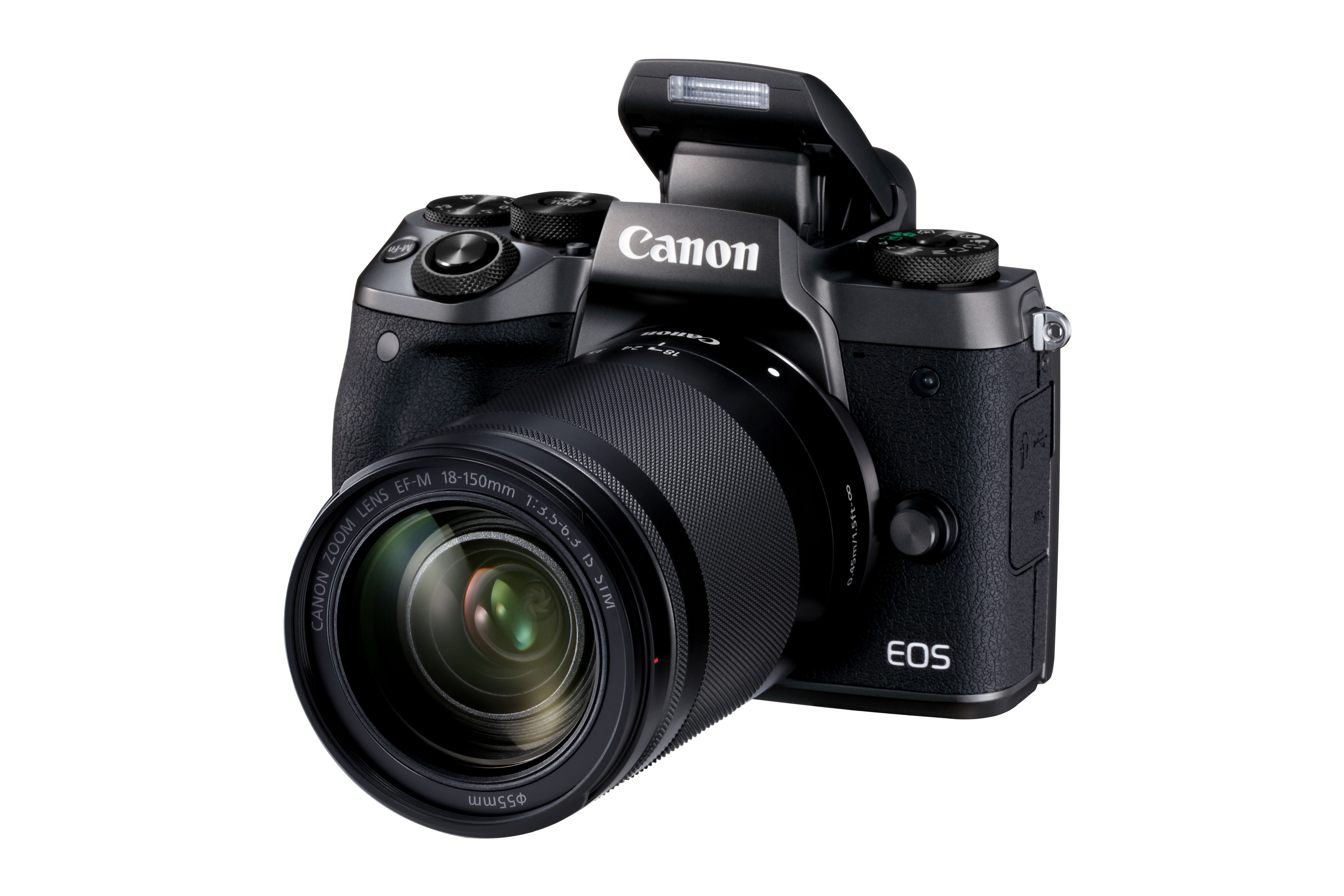 CANON EOS M5 Kit EF-M STM Systemkamera mit Objektiv 18-150 mm, 8 cm Display Touchscreen, WLAN