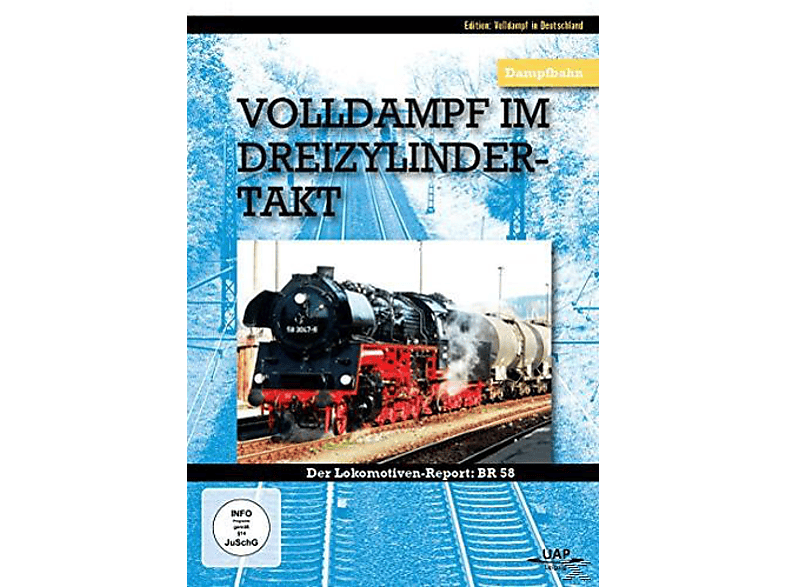 58 BR Lokomotiven-Report Der Dreizylindertakt DVD Volldampf - im