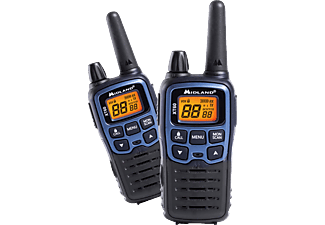 MIDLAND MIDLAND XT-60 - Walkie-Talkie bibanda - 24 canali - Nero/Blu - radiofonico (Blu)