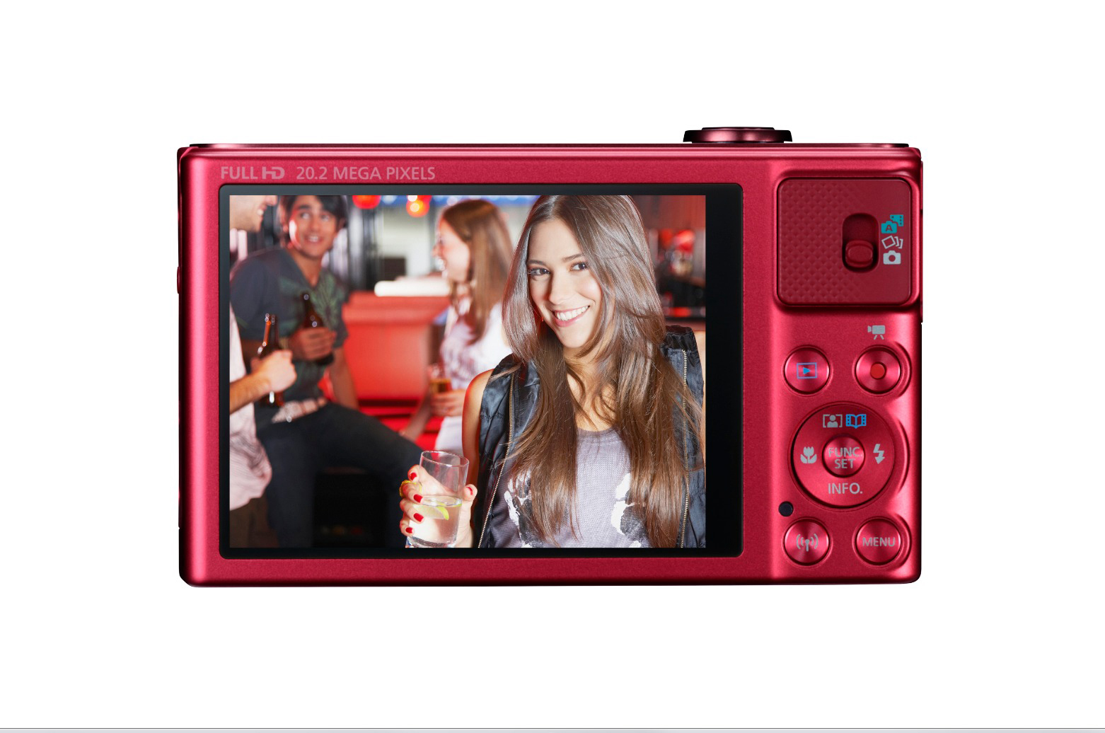 CANON Powershot SX620 HS Digitalkamera Rot, 25x opt. Zoom, TFT, WLAN