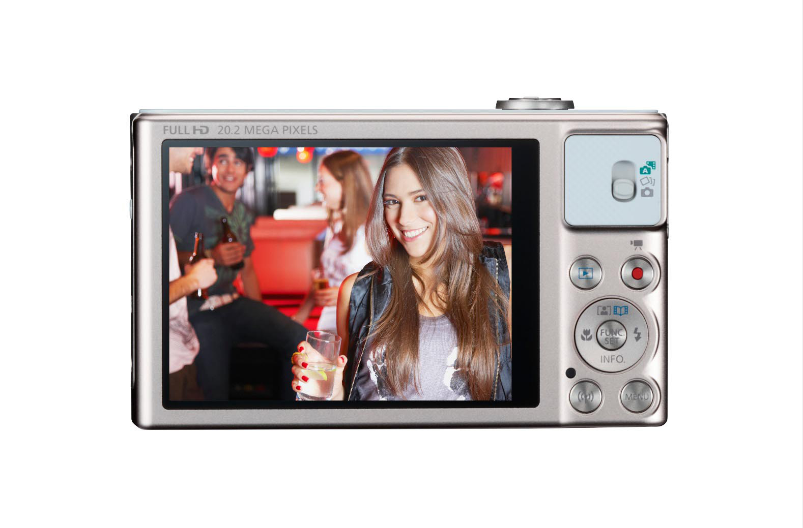 CANON Powershot SX620 HS Digitalkamera Silber/weiß, 25x opt. Zoom, TFT, WLAN