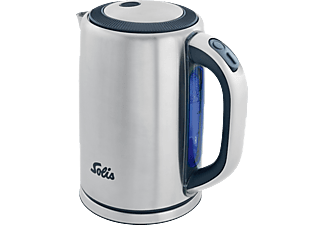 SOLIS SOLIS Premium Kettle 5511 - Bollitore - Capacità 1,5 litri - Acciaio inox - bollitore elettrico (, Argento)