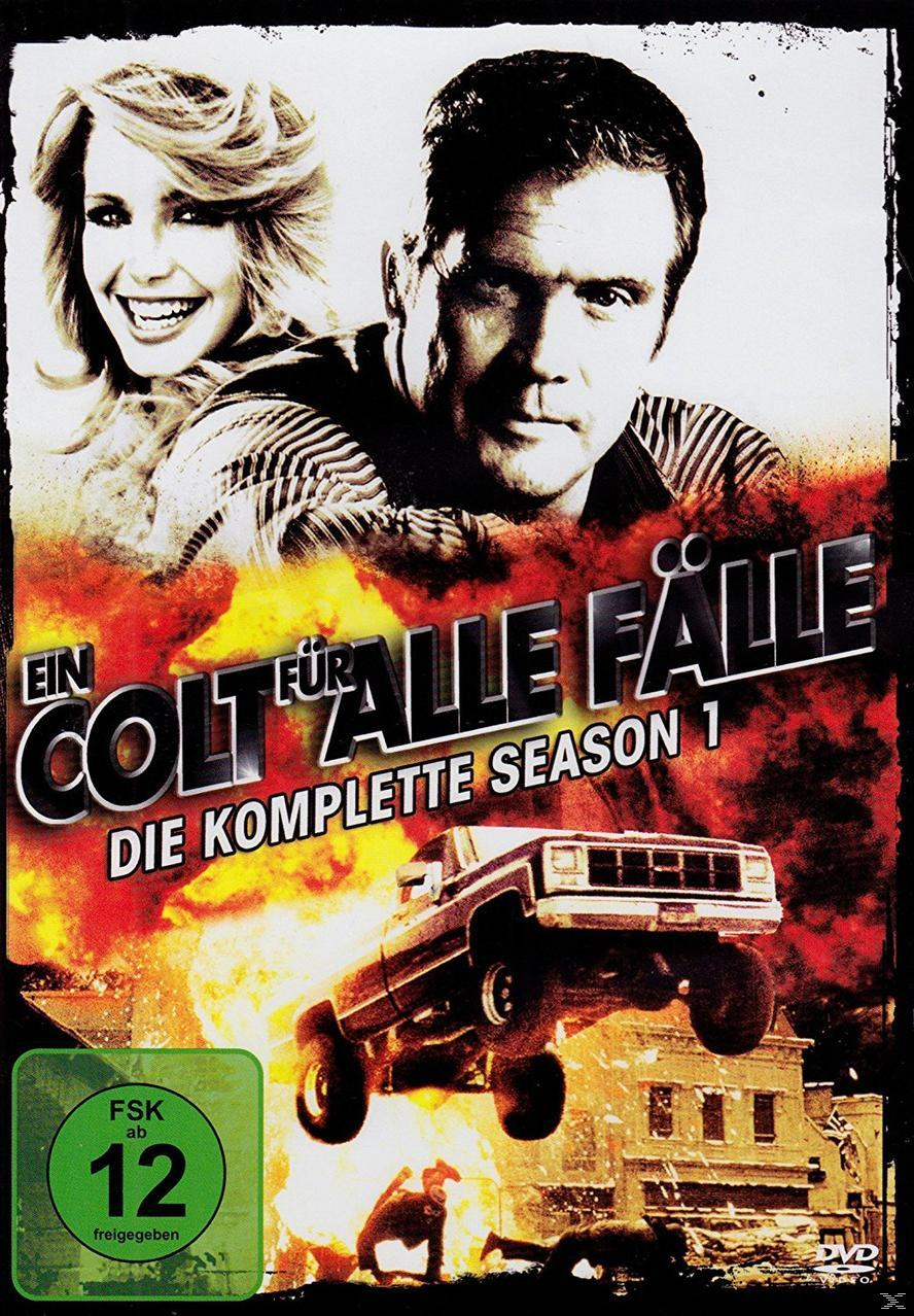 Filmplakat: Mann und Frau, Titel 'Ein Colt für alle Fälle'. Ein LKW springt über ein Gebäude.