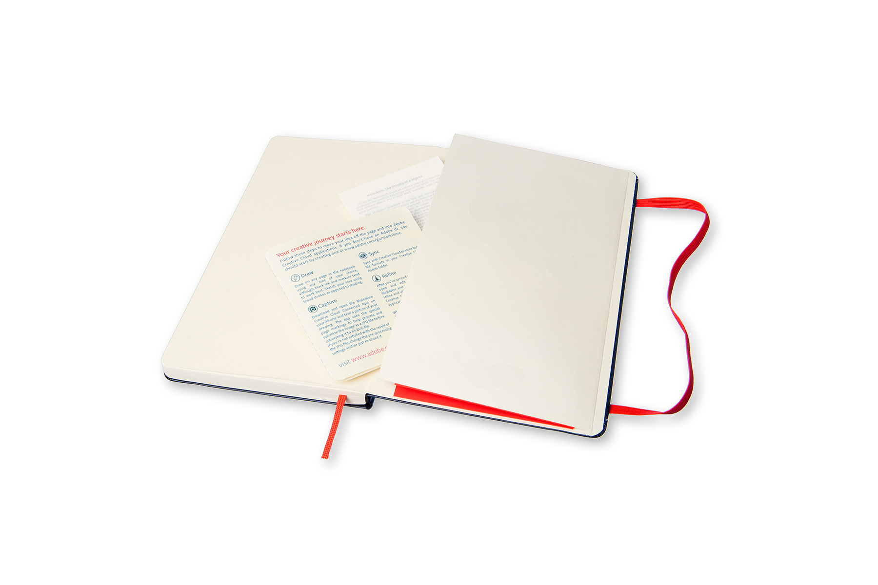 MOLESKINE L/A5 Blanko Smart Notizbuch, Schwarz