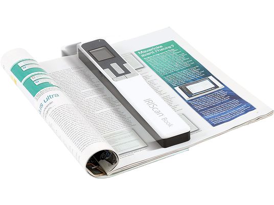 IRIS IRIScan Book 5 - Scanner comme appareil portatif (Blanc)