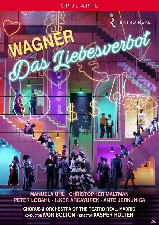 Chorus & Orchestra Of The Teatro Real, Christopher Maltman, Peter Lodahl, Ilker Arcayürek, David Algeret, David Jerusalem - Das Liebesverbot  - (DVD)