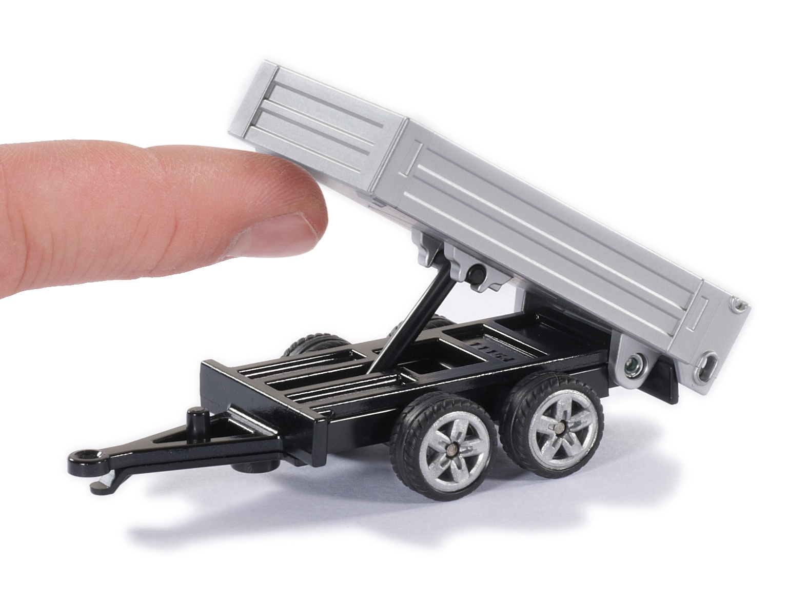 SIKU Pick-Up mit Kippanhänger Mehrfarbig Miniatur Nutzfahrzeug