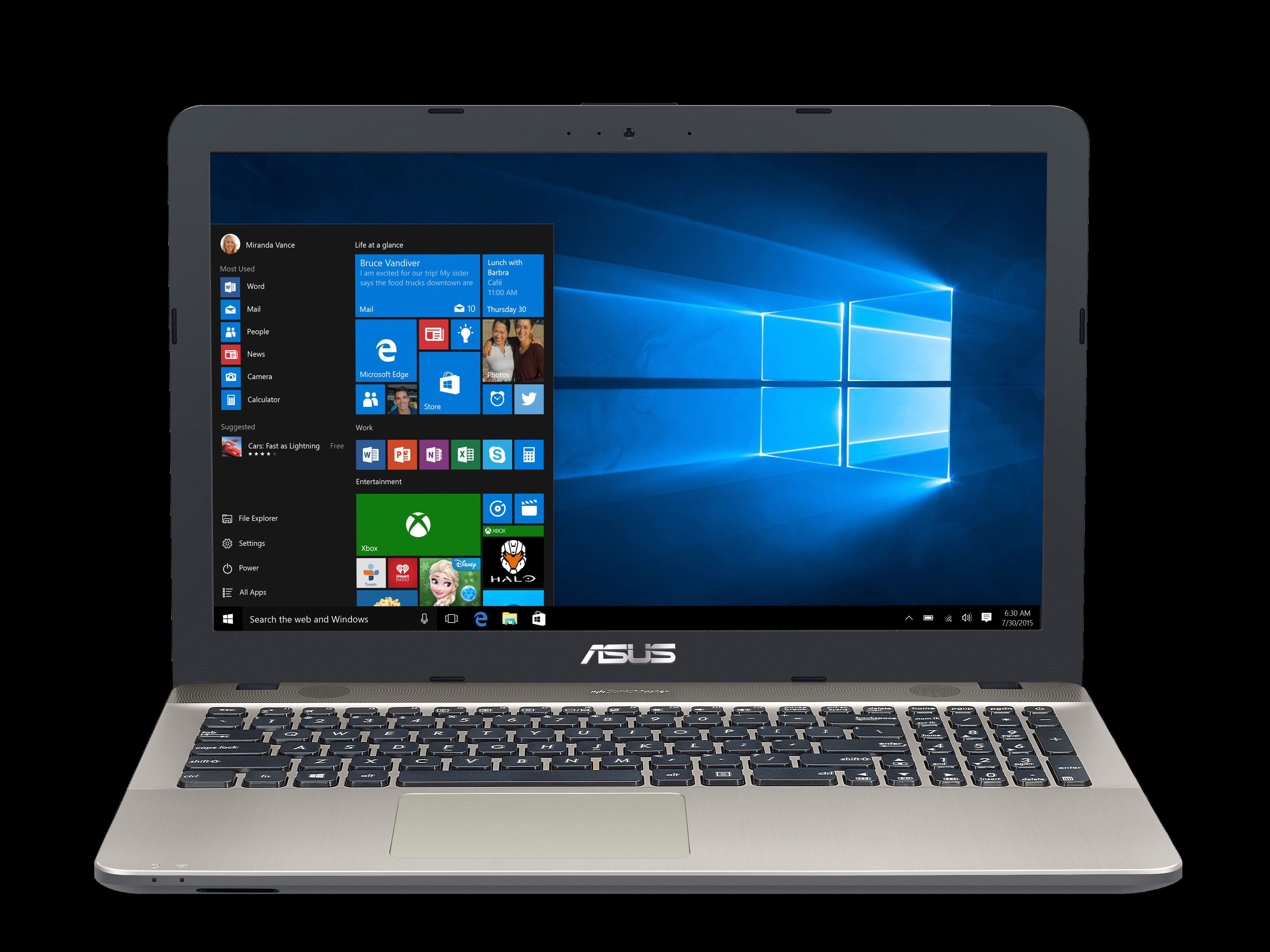 ASUS R541UA-DM993T - 15,6 Zoll - Intel® Core™ i3 i3-6006U - 12 GB - 256 GB - Intel® HD 520 - Windows 10 Home (64 Bit)