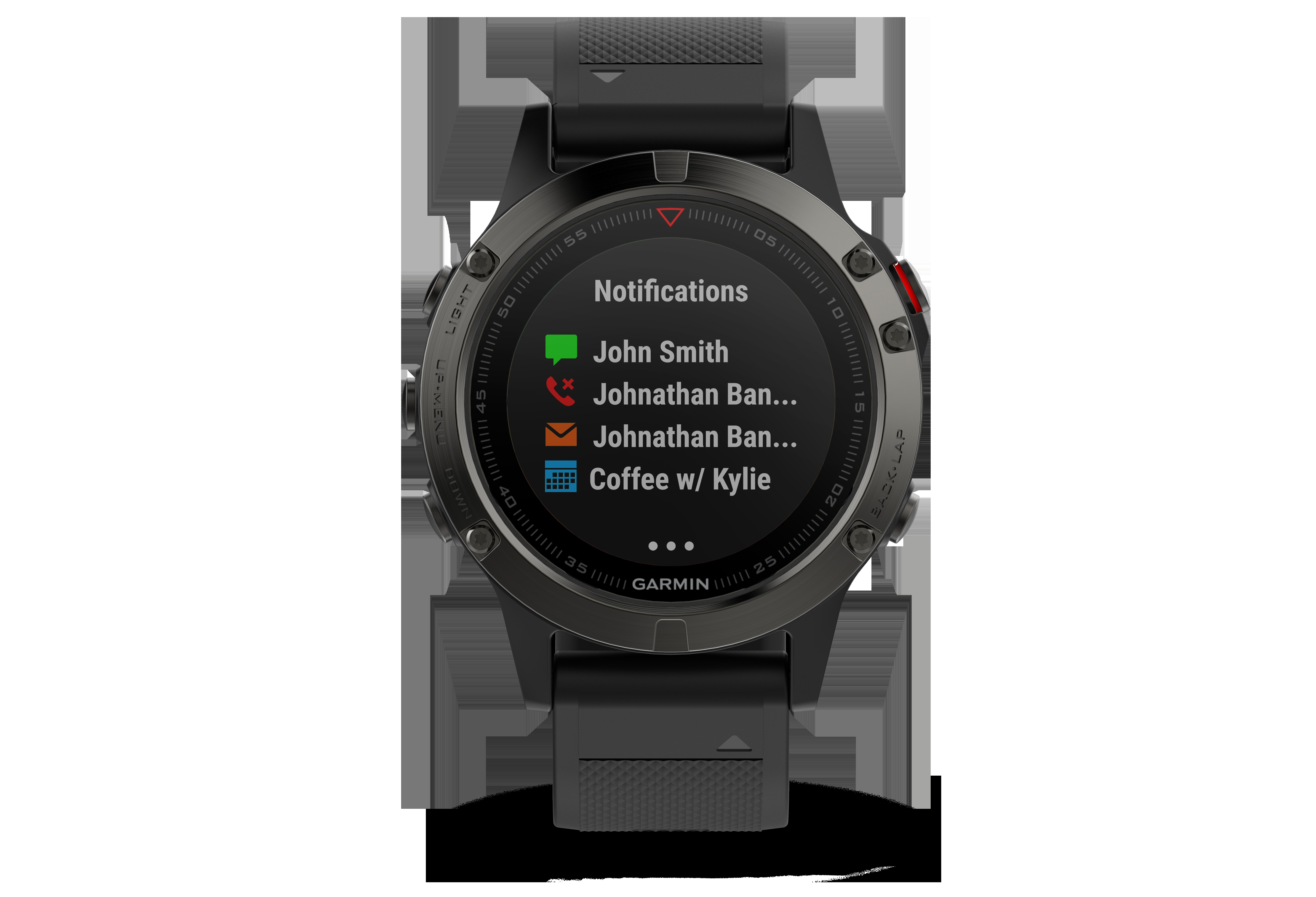 GARMIN Fenix 5, Smartwatch, 235 mm, Grau/Schwarz