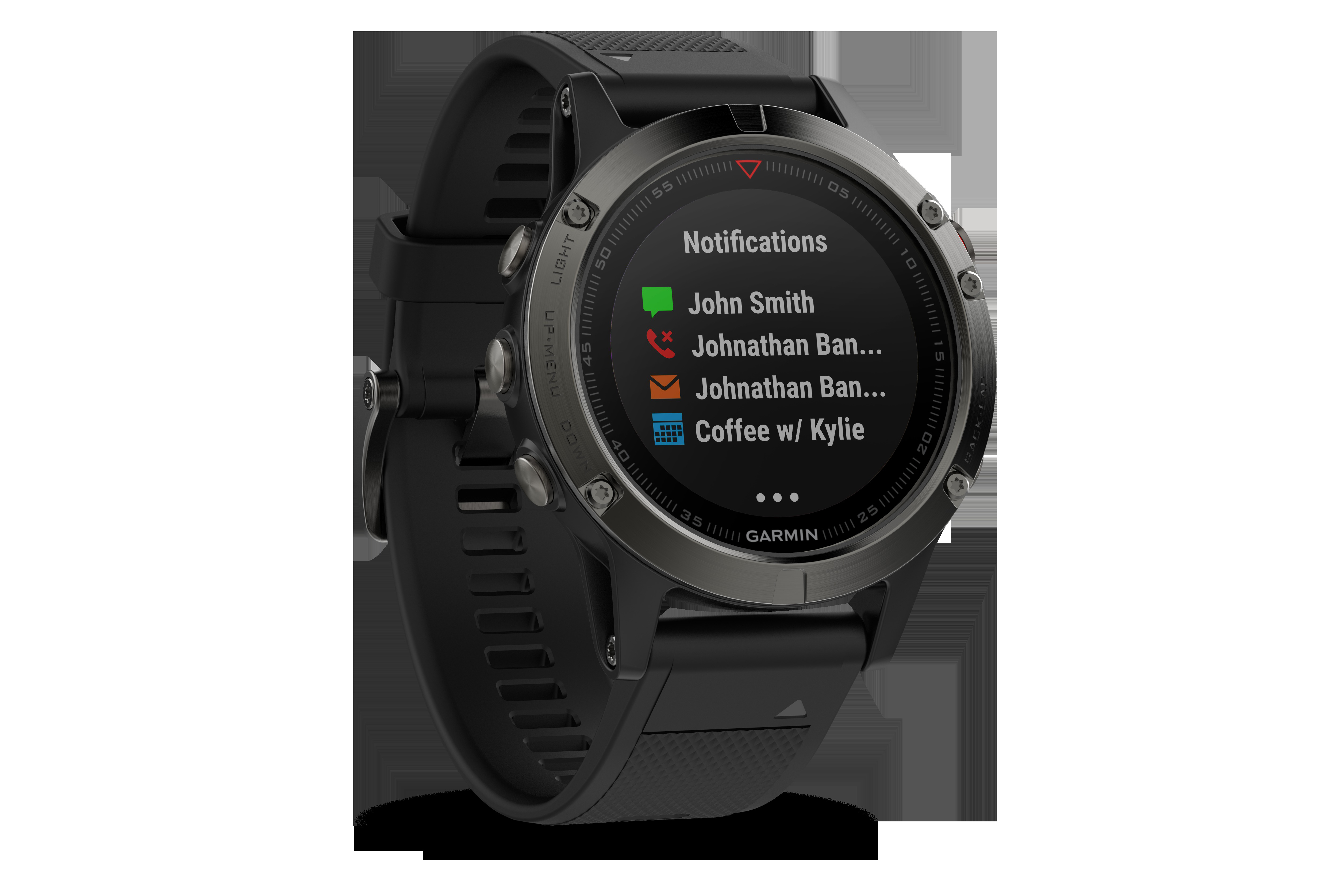 GARMIN Fenix 5, Smartwatch, 235 mm, Grau/Schwarz