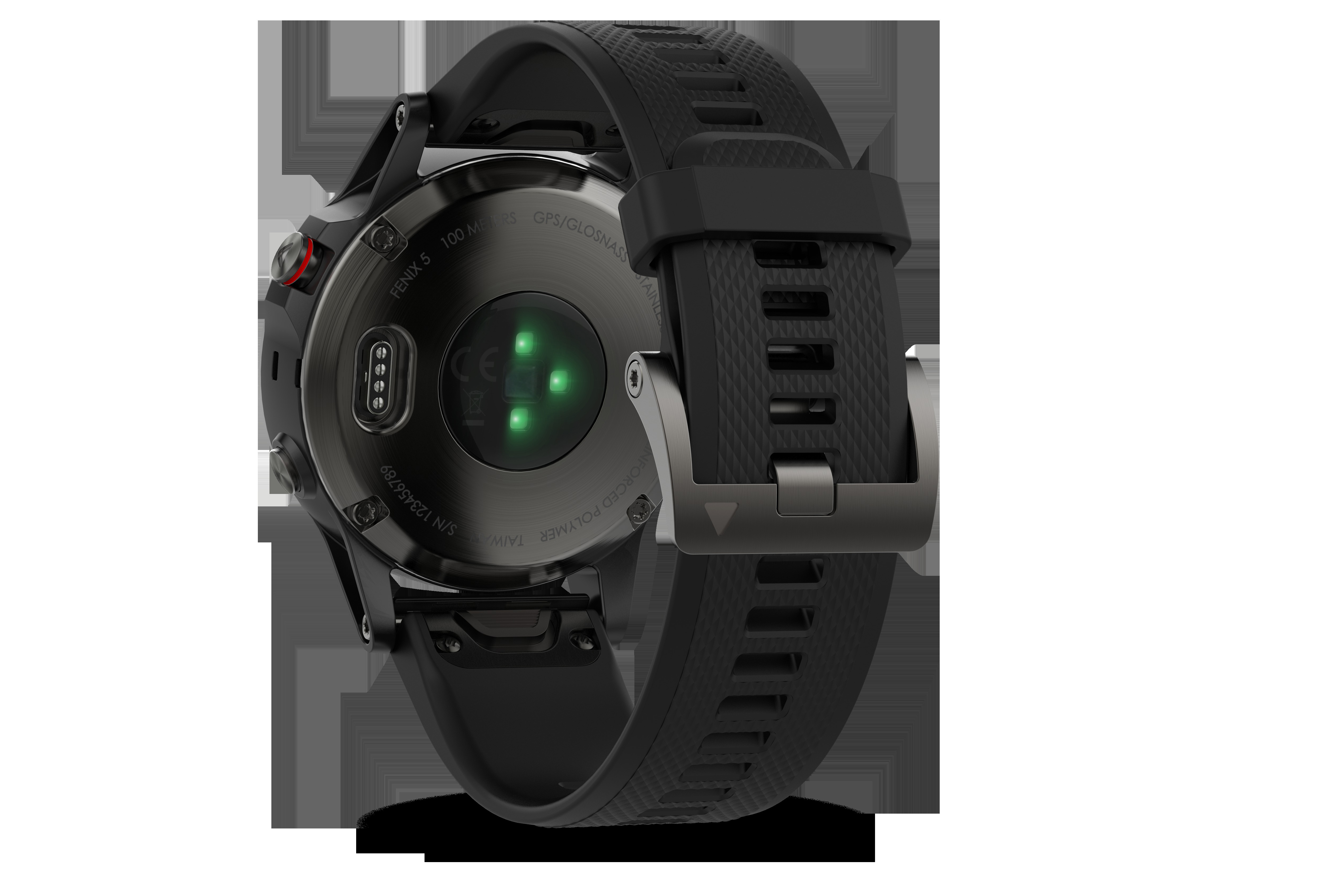 GARMIN Fenix 5, Smartwatch, 235 mm, Grau/Schwarz