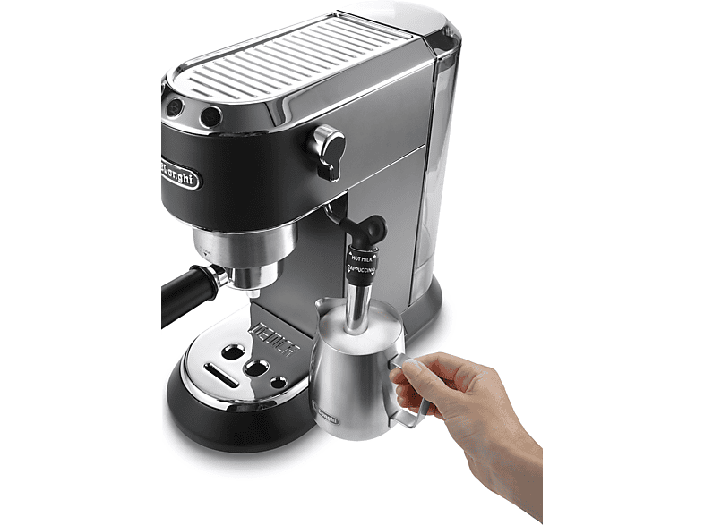 De'Longhi EC685.BK Dedica Style Espressomaschine (Schwarz, 1350 Watt, 15 bar) — Foto 4 von 5