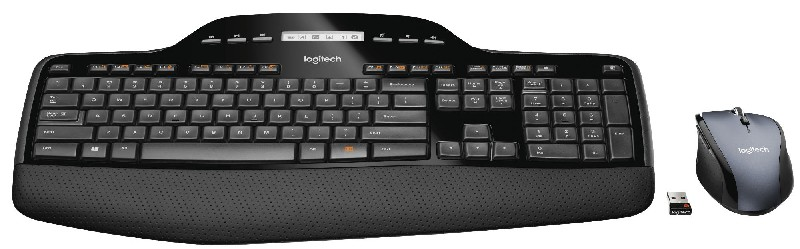 Logitech Mk710 Combo teclado y para windows 24 ghz multimedias batería 3 años pcmac qwerty español color negro pack wireless desktop 920002437