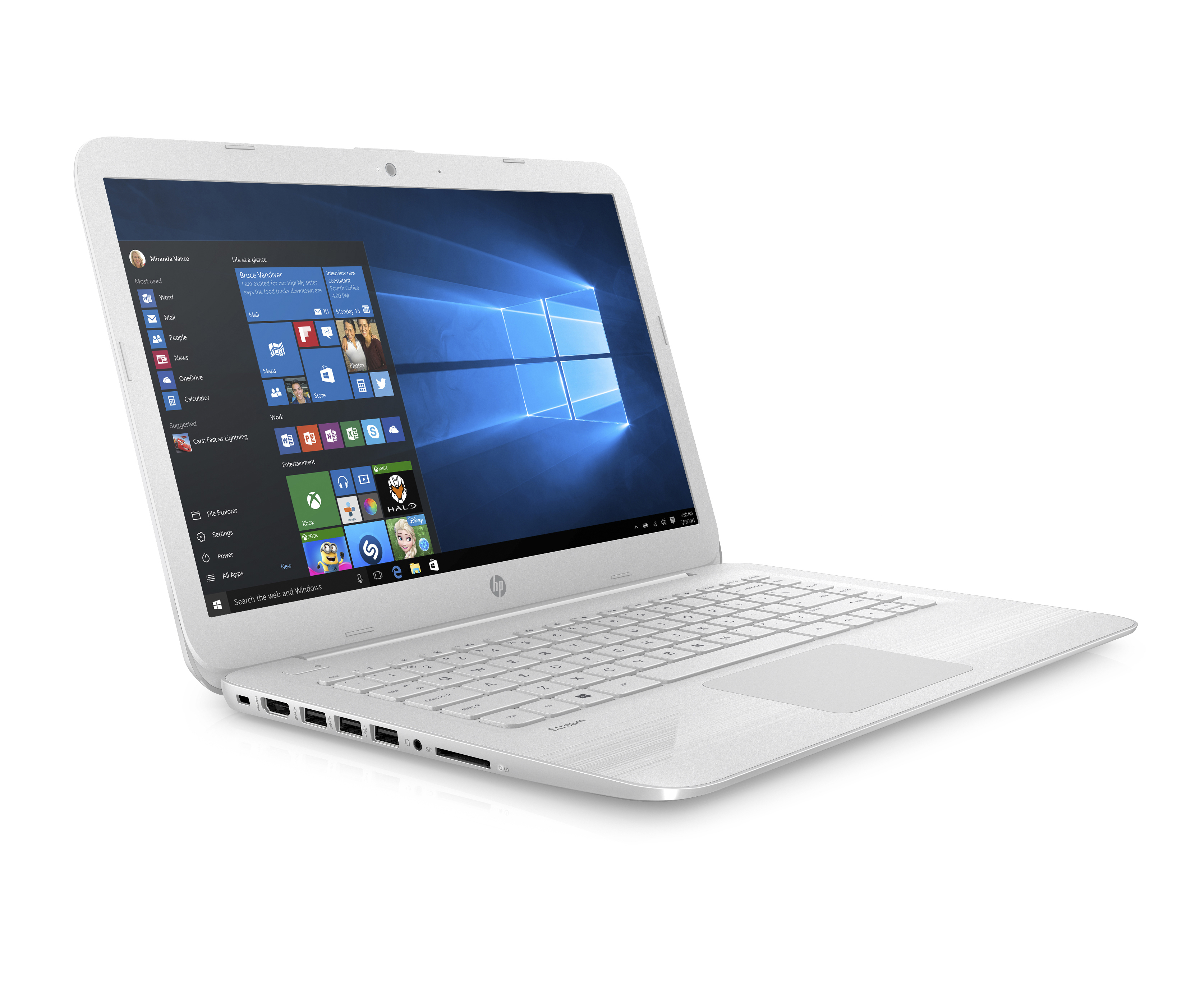 HP Stream 14-ax032ng - 14 Zoll - Intel® Celeron® N3060 - 2 GB - 32 GB - Intel® HD 400 - Windows 10 Home (64 Bit)