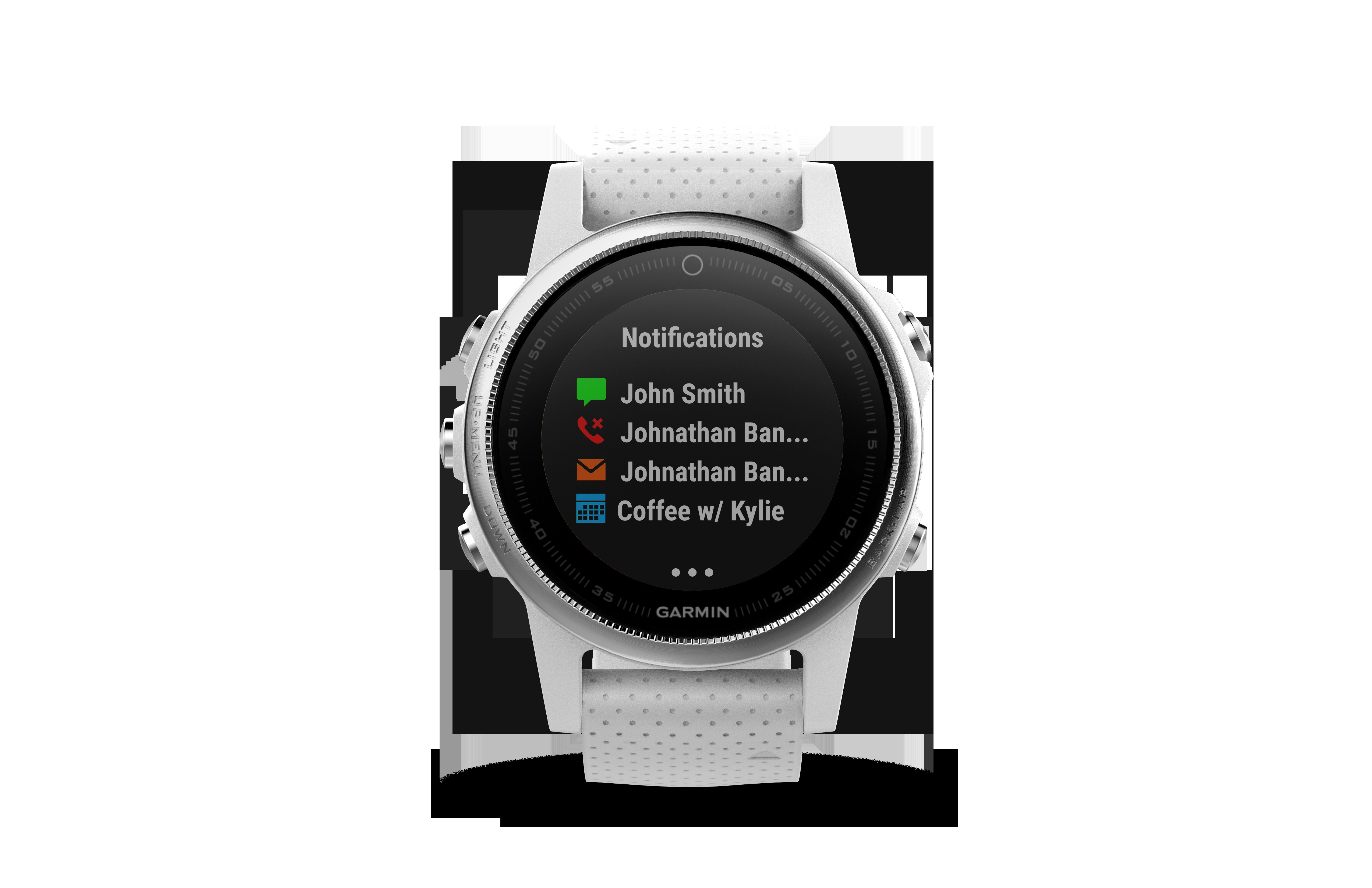 GARMIN Fenix 5S, Smartwatch, 220 mm, Silber/Weiß