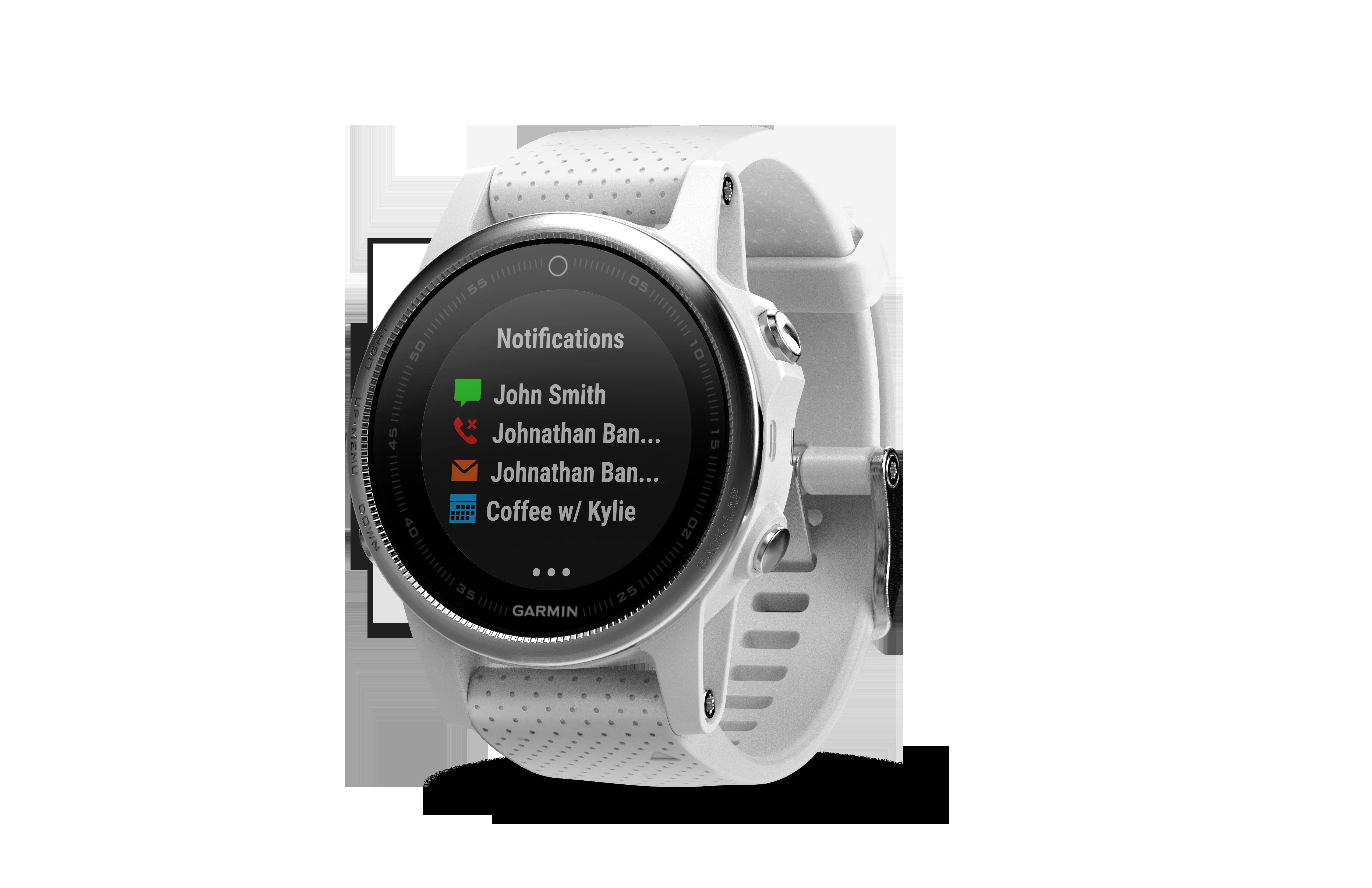 GARMIN Fenix 5S, Smartwatch, 220 mm, Silber/Weiß