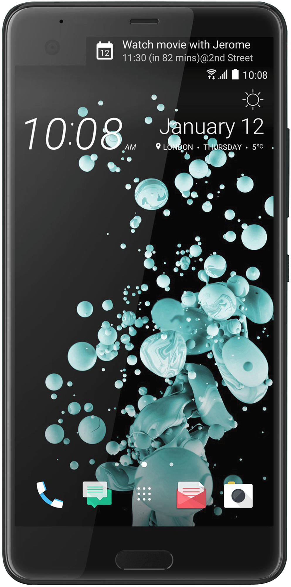 HTC U Ultra 64 GB Brilliant Black
