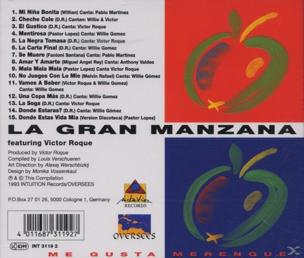 La Gran Manzana, Gran Manzana - Me Gusta Merengue  - (CD)