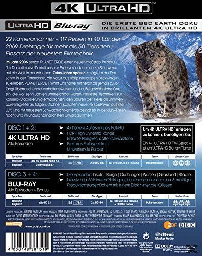 Blu-ray-Disc-Hülle. Schneeleopard auf einem Berghang.