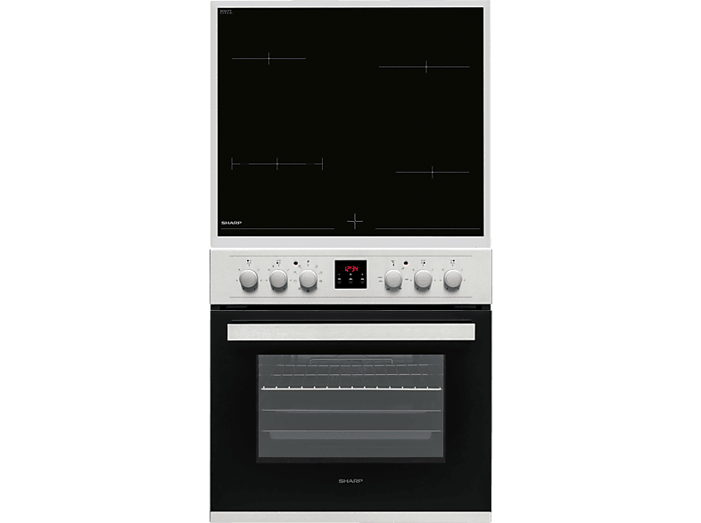 Sharp K-62D19IM0-EU, Einbauherdset (Strahlungsheizung, A, 69 l)