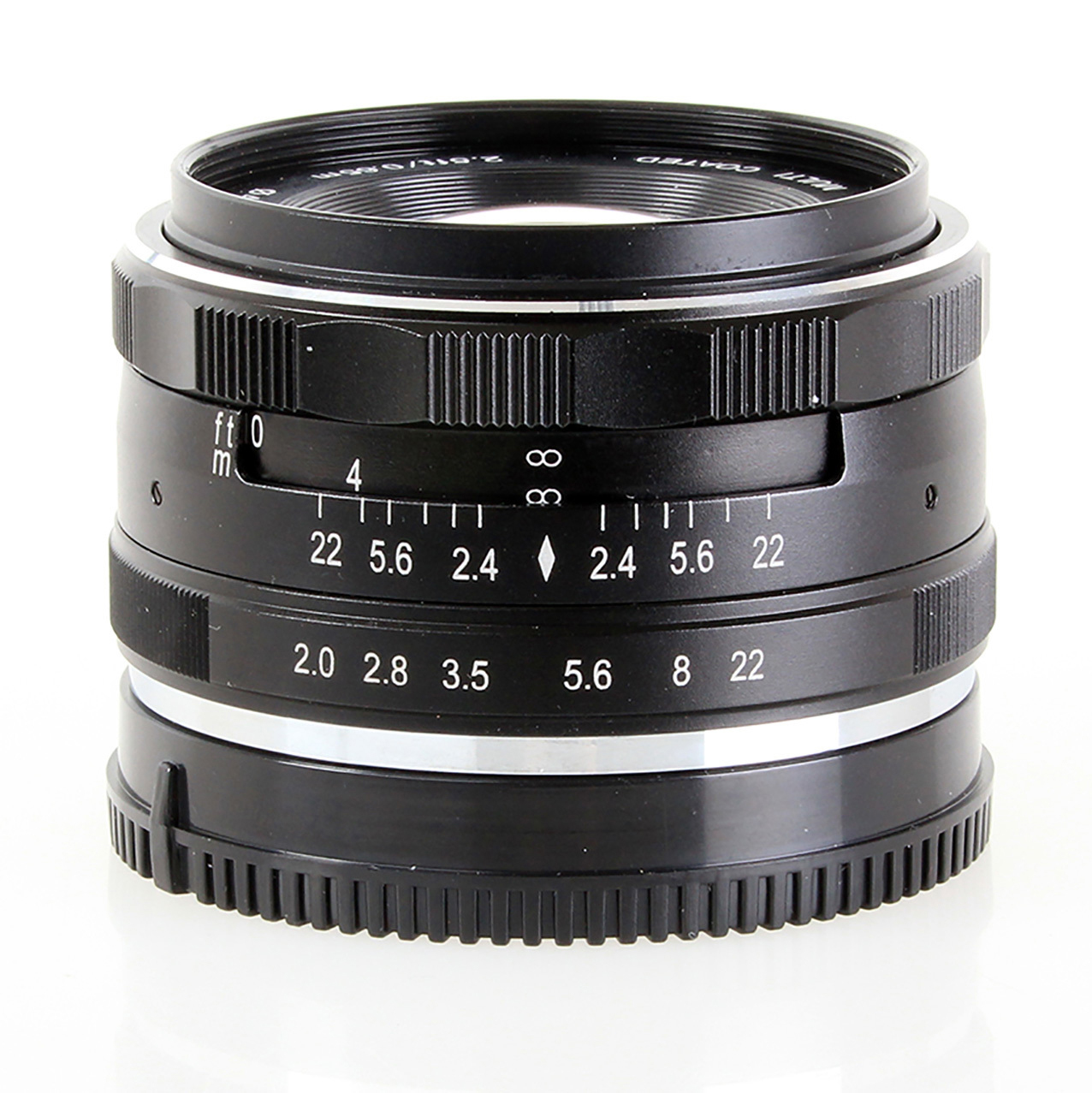VOKING VK50-2.0-F 50 mm - 50 mm f/2 (Objektiv für Fuji X-Mount, Schwarz)