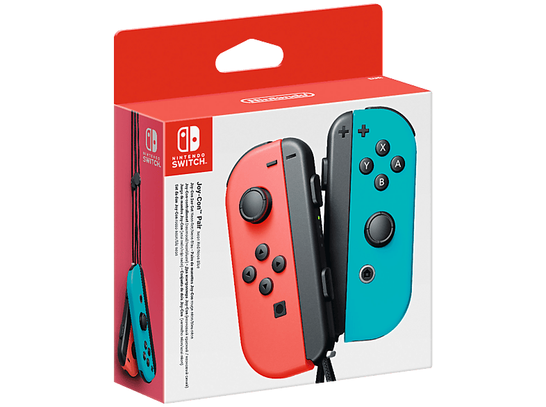 Nintendo Switch Joy-Con Controller 2er-Set Neonrot/Neonblau — Foto 3 von 3
