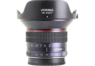 VOKING VK12MM-2.8 N 12 mm - 12 mm (Objektiv für Nikon N-Mount, Schwarz)