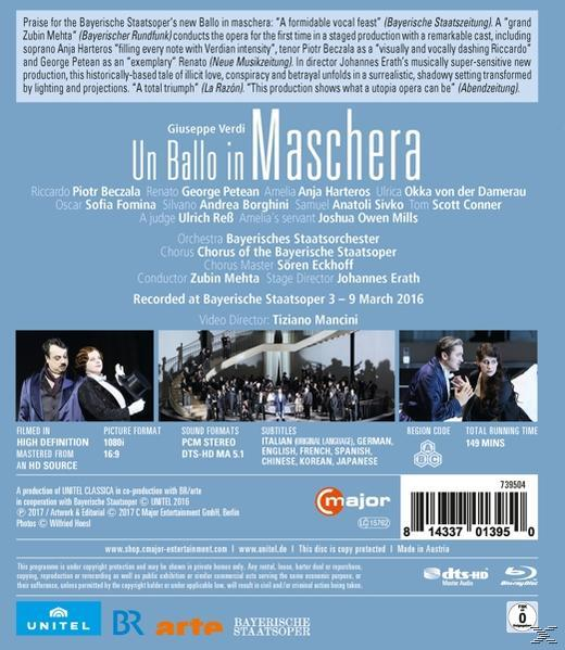Beczala/Harteros - UN BALLO - IN (Blu-ray) MASCHERA