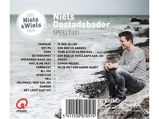 Niels Destadsbader - Speeltijd (Niels & Wiels Editie) CD