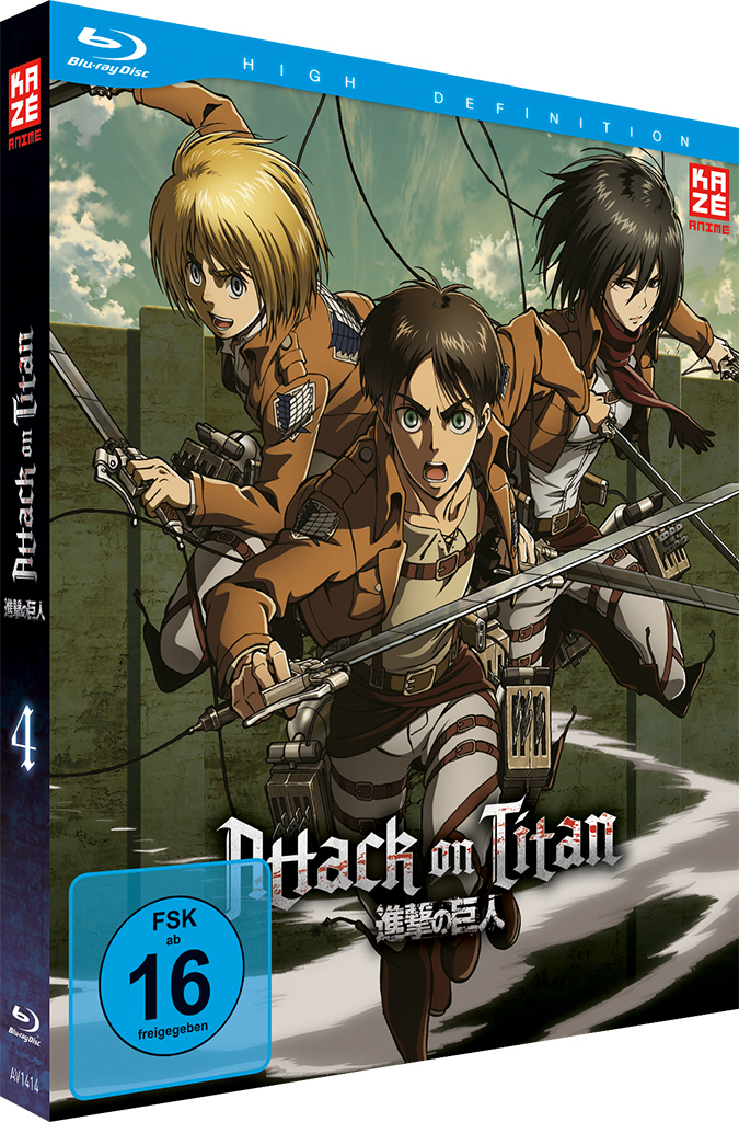 Attack on Titan Vol. 4 Blu-ray