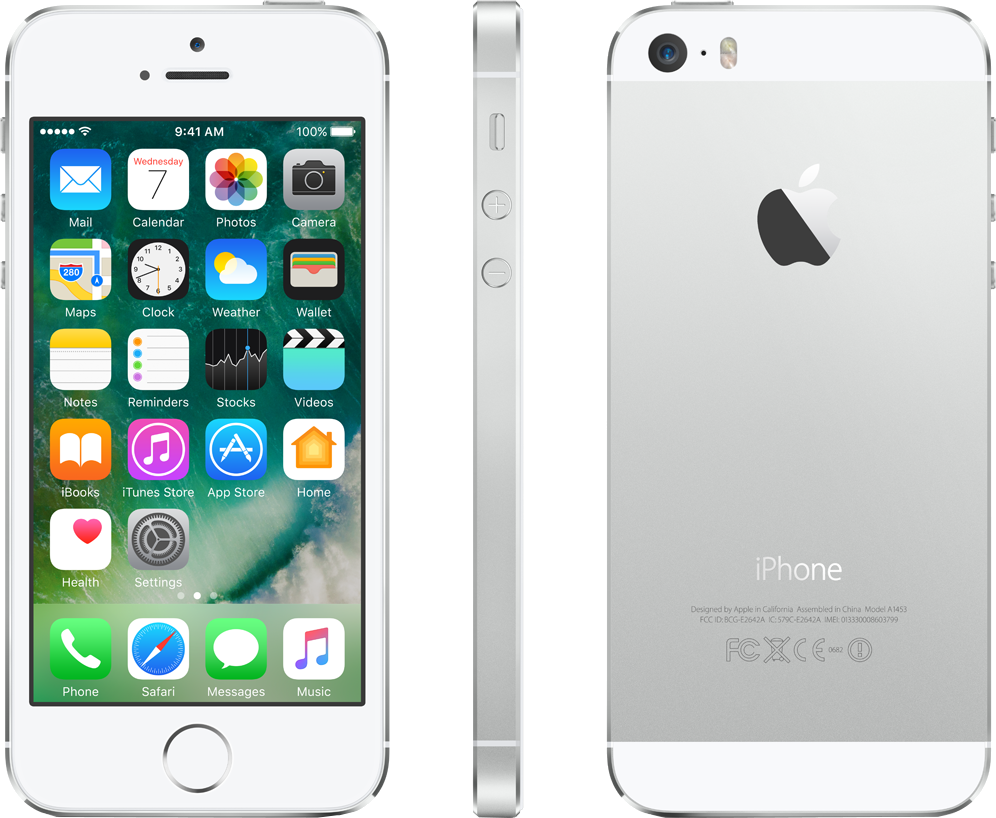 APPLE iPhone 5s 16 GB Silber 16 GB, Silber