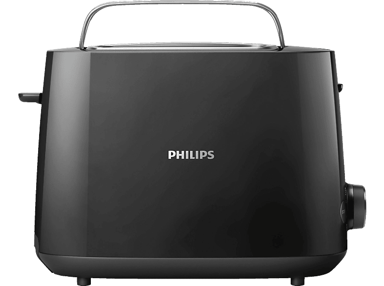 Philips HD2581/90 Daily Collection Toaster (Schwarz, 830 Watt)