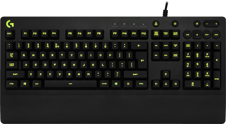 LOGITECH G213 billentyűzet US Angol kiosztás (920-008093)