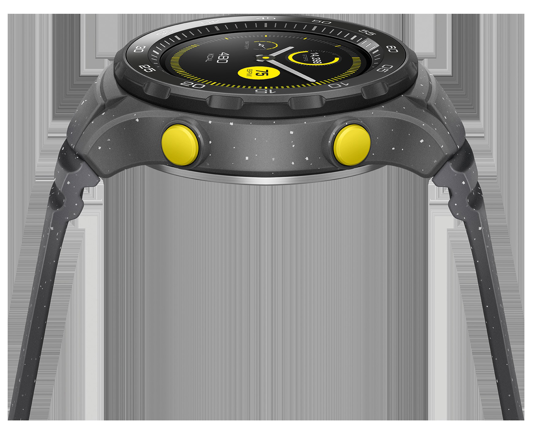HUAWEI Watch 2 Smartwatch Kunststoff, 140-210 mm, Concrete Grey