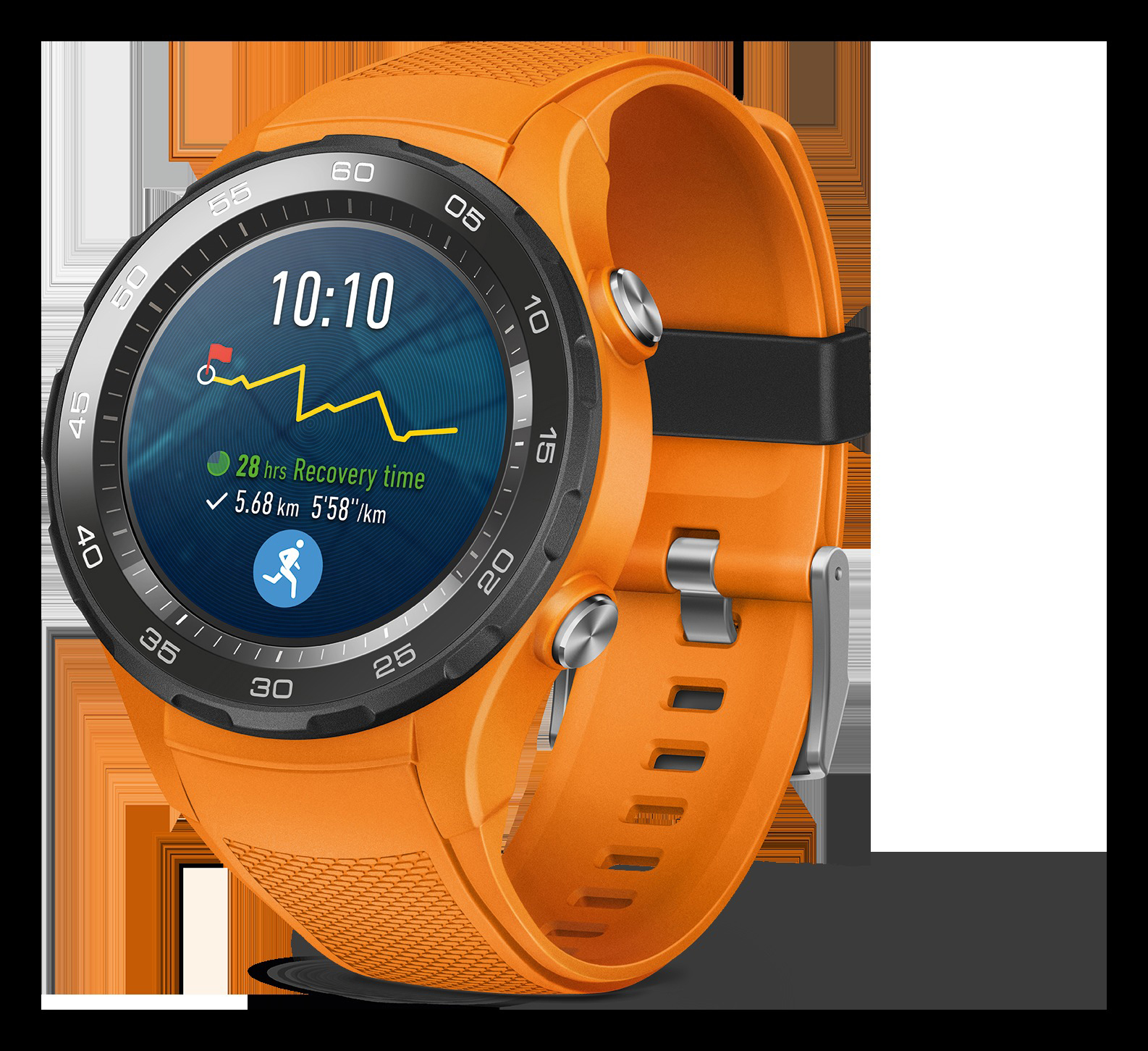 HUAWEI Watch 2 4G Smartwatch Kunststoff, 140-210 mm, Dynamic Orange