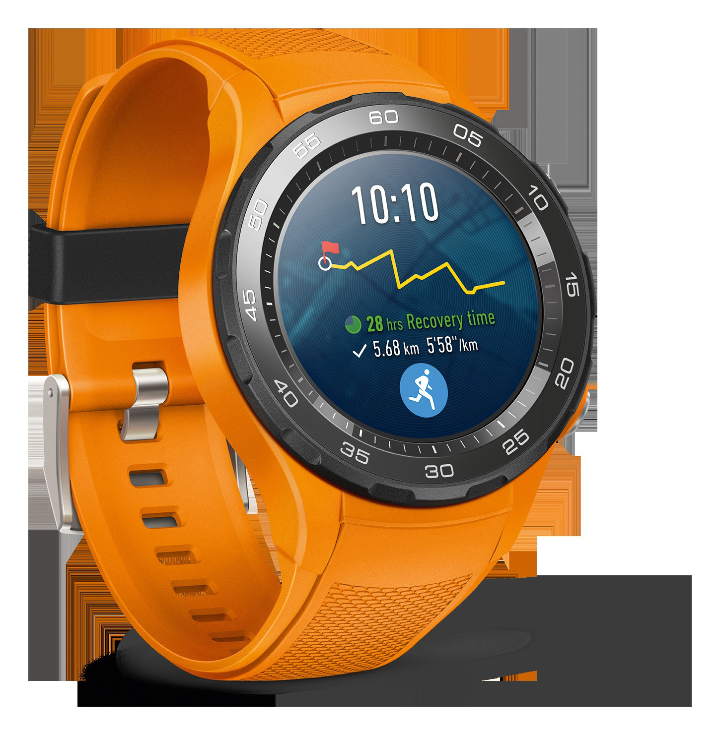 HUAWEI Watch 2 4G Smartwatch Kunststoff, 140-210 mm, Dynamic Orange
