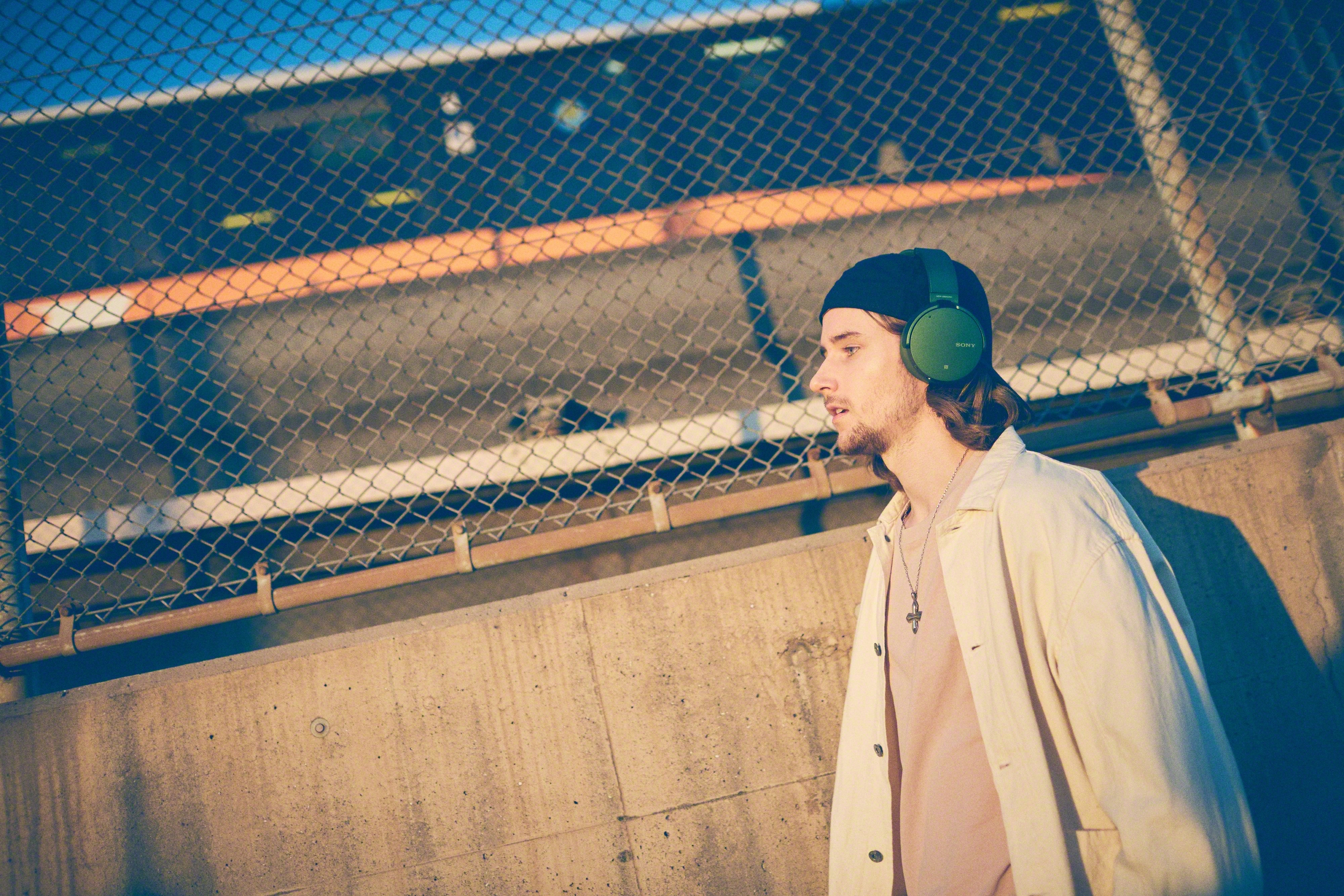 SONY MDR-XB950N1, Over-ear Kopfhörer Bluetooth Grün