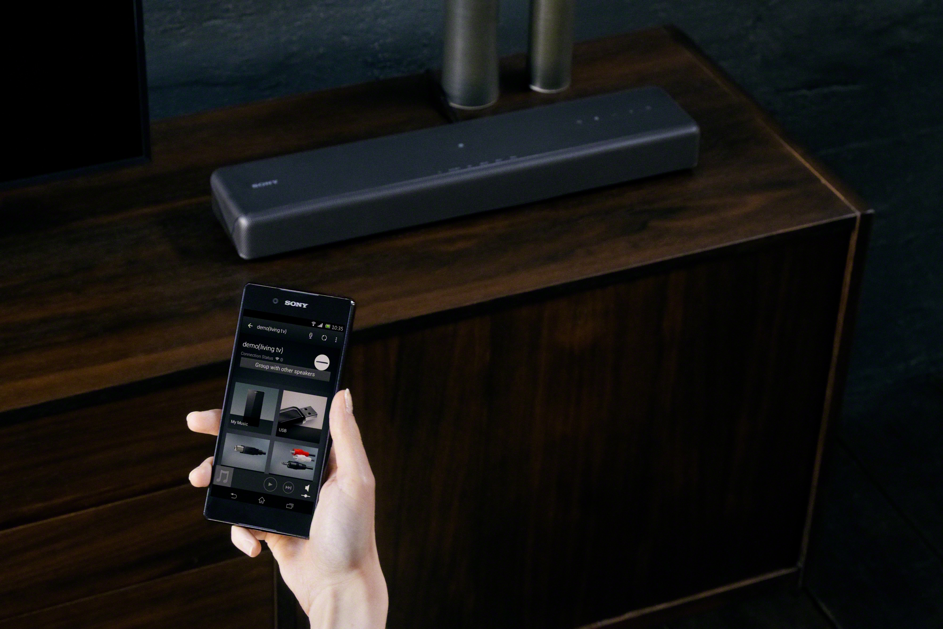 SONY HT-MT300, Soundbar, Schwarz
