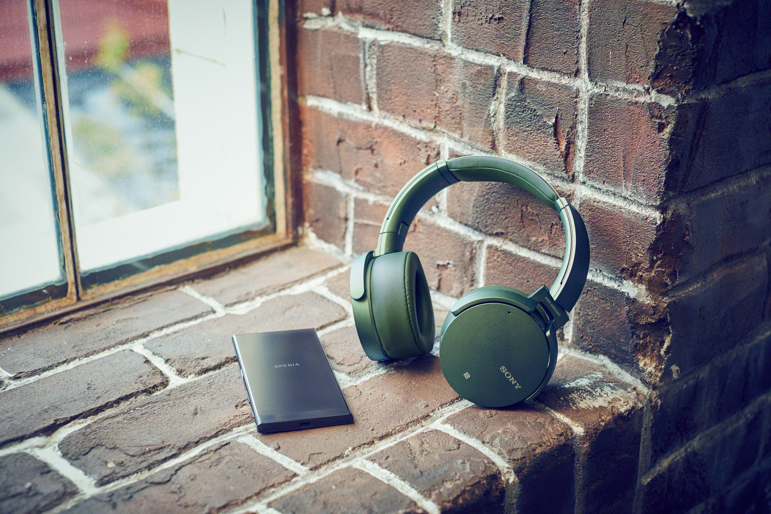 SONY MDR-XB950N1, Over-ear Kopfhörer Bluetooth Grün