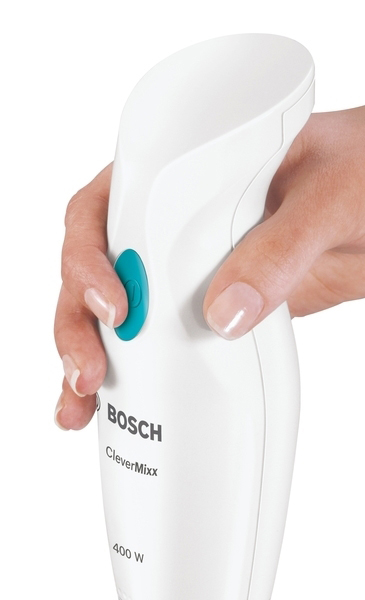 BOSCH MSM2410DW CleverMixx Fun Stabmixer Weiß/Blau (400 Watt)
