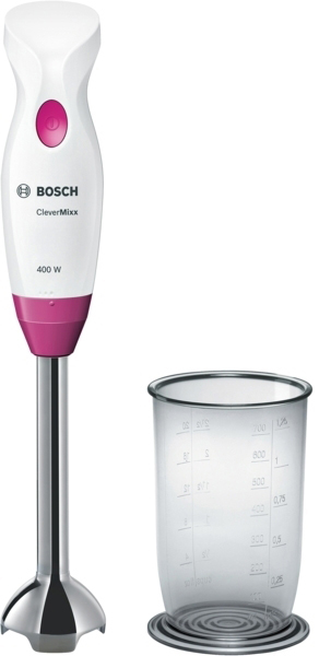 BOSCH MSM2410PW CleverMixx Stabmixer Weiß/Wild Purple (400 Watt)