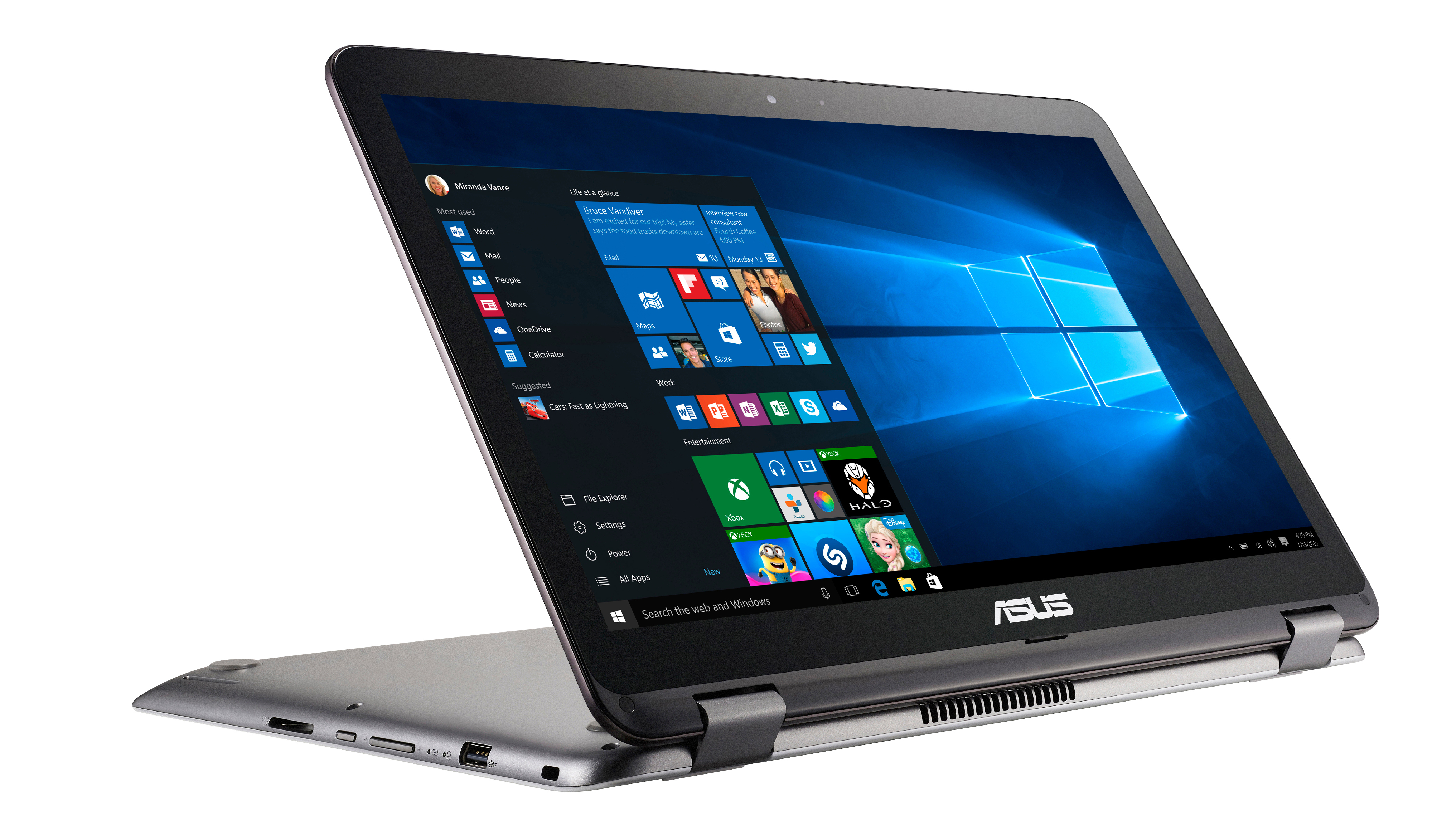 ASUS TP501UQ-FZ119T - 15,6 Zoll - Intel® Core™ i5 i5-7200U - 8 GB - 256 GB - NVIDIA - Windows 10 Home (64 Bit)