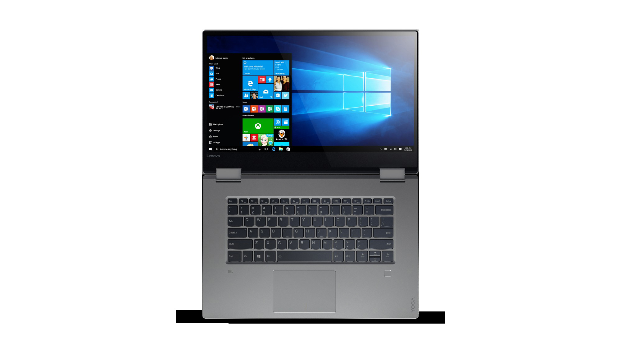LENOVO Yoga 720 - 15,6 Zoll - Intel® Core™ i7 i7-7700HQ - 16 GB - 1 TB - NVIDIA GeForce® GTX 1050 - Windows 10 (64 Bit)
