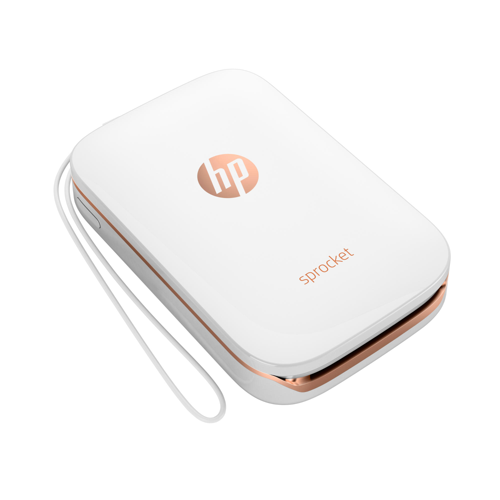 Impresora - HP Sprocket, con tecnología Bluetooth, Impresión sin tinta, Blanca