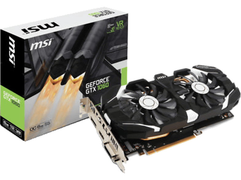 MSI GeForce GTX 1060 6GB おまけWi-Fi 6E付き MSI Msı Vga Geforce Gtx 1060 6Gt Ocv1 Gtx1060 6Gb Gddr5 192B Dx12